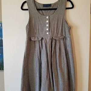 Vintage Seersucker Babydoll Dress